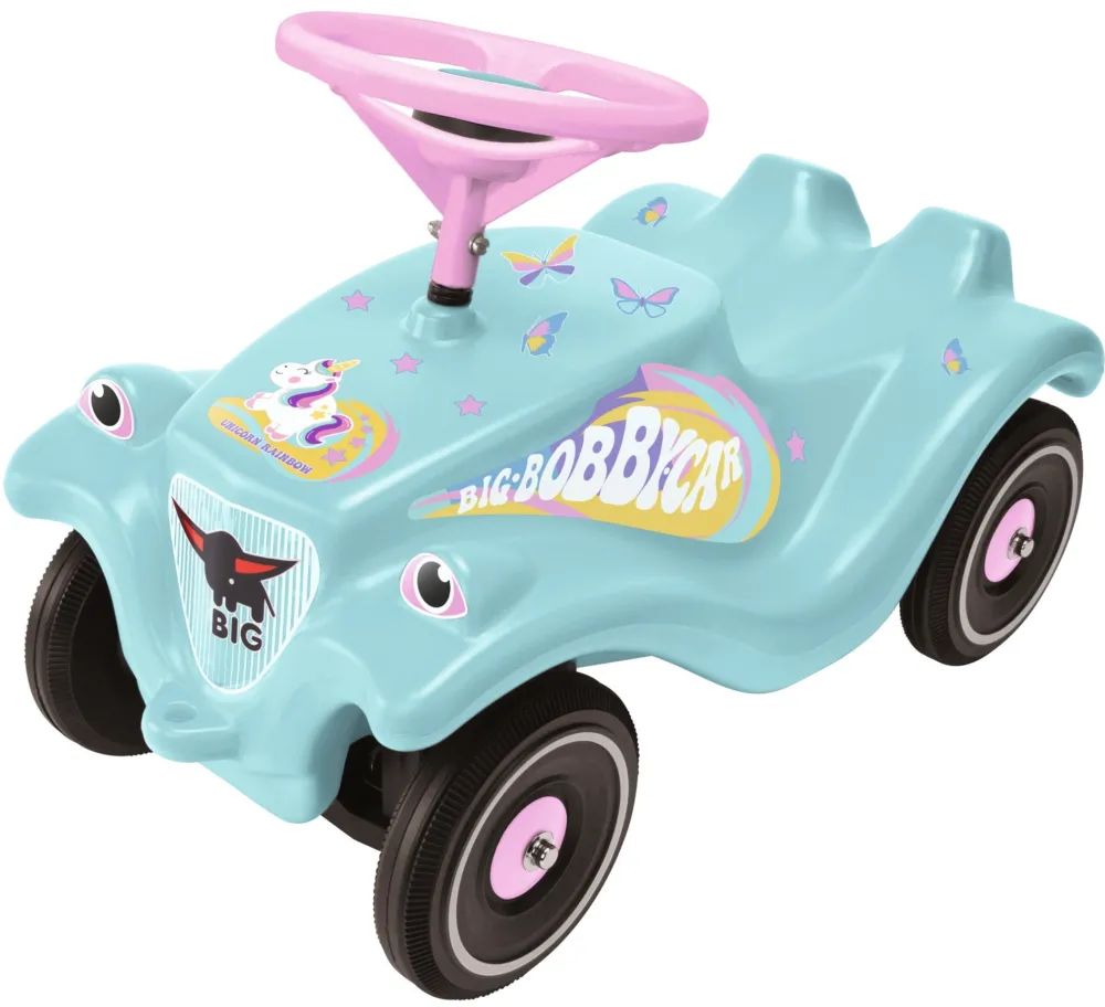 BIG Bobby Car Classic unicorn, slide (turquoise/pink)