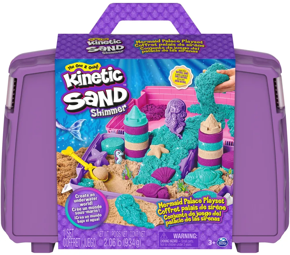 Spin Master Kinetic Sand - mermaid suitcase, play sand