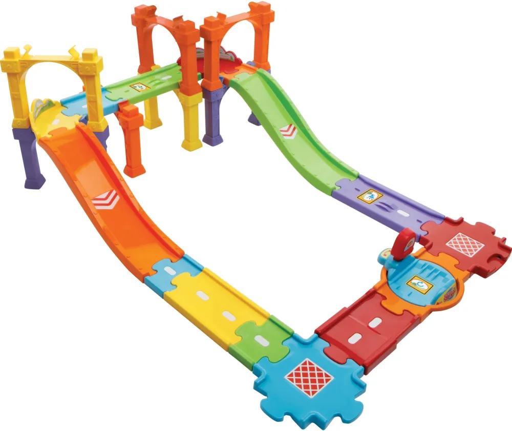 Set mare de drumuri si poduri VTech Tut Tut Baby Flitzer 80-188204