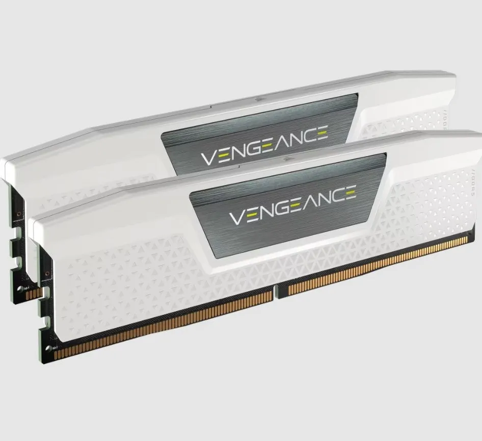 Corsair DDR5 32GB 6000-38 Vengeance White Dual Kit (white, CMK32GX5M2D6000Z38W, INTEL XMP, AMD EXPO)