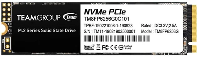Team Group MP33 256GB, SSD (PCIe 3.0 x4, NVMe 1.3, M.2 2280)