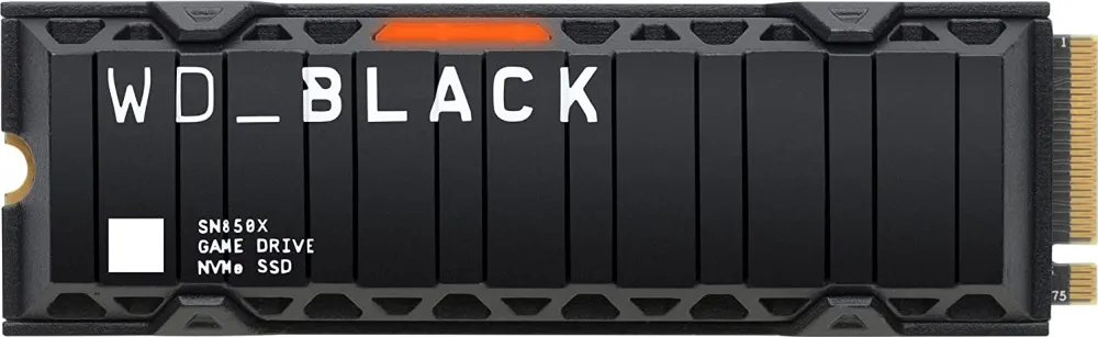 WD Black SN850X NVMe SSD 1 TB (black, PCIe 4.0 x4, NVMe, M.2 2280, heatsink)