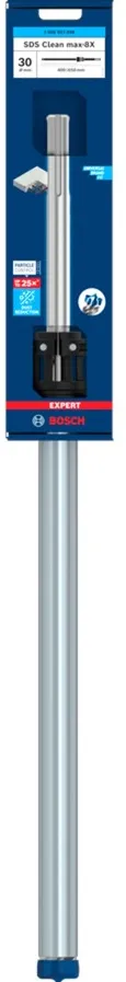 Bosch Expert hammer drill SDS Clean max-8X, 30mm (working length 400mm, suction drill)
