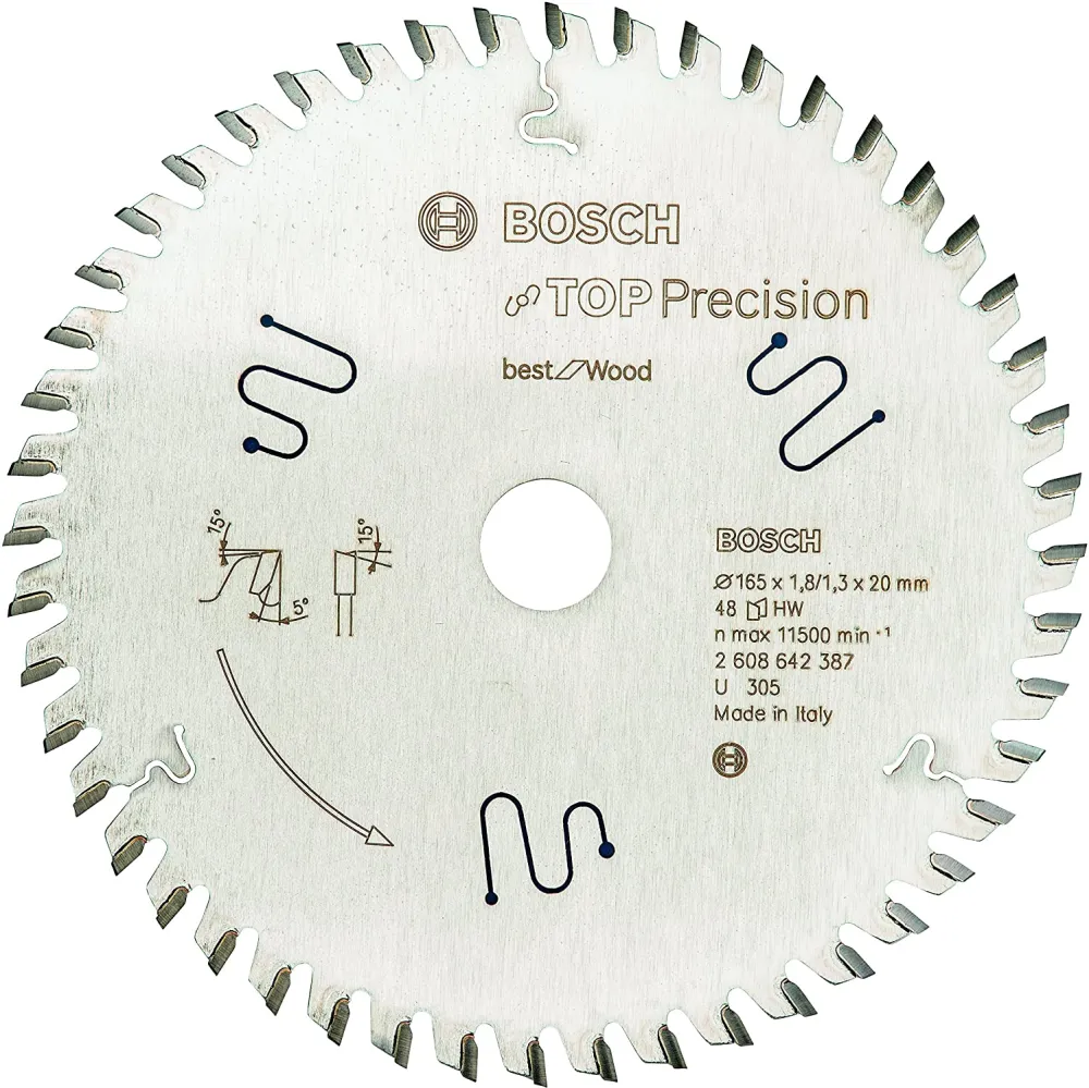 Bosch circular saw blade Top Precision Best for Multi Material (165mm)