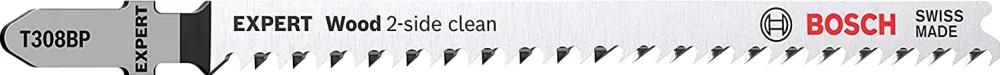 Bosch Expert jigsaw blade T 308 BP Wood 2-side clean, 3 pieces