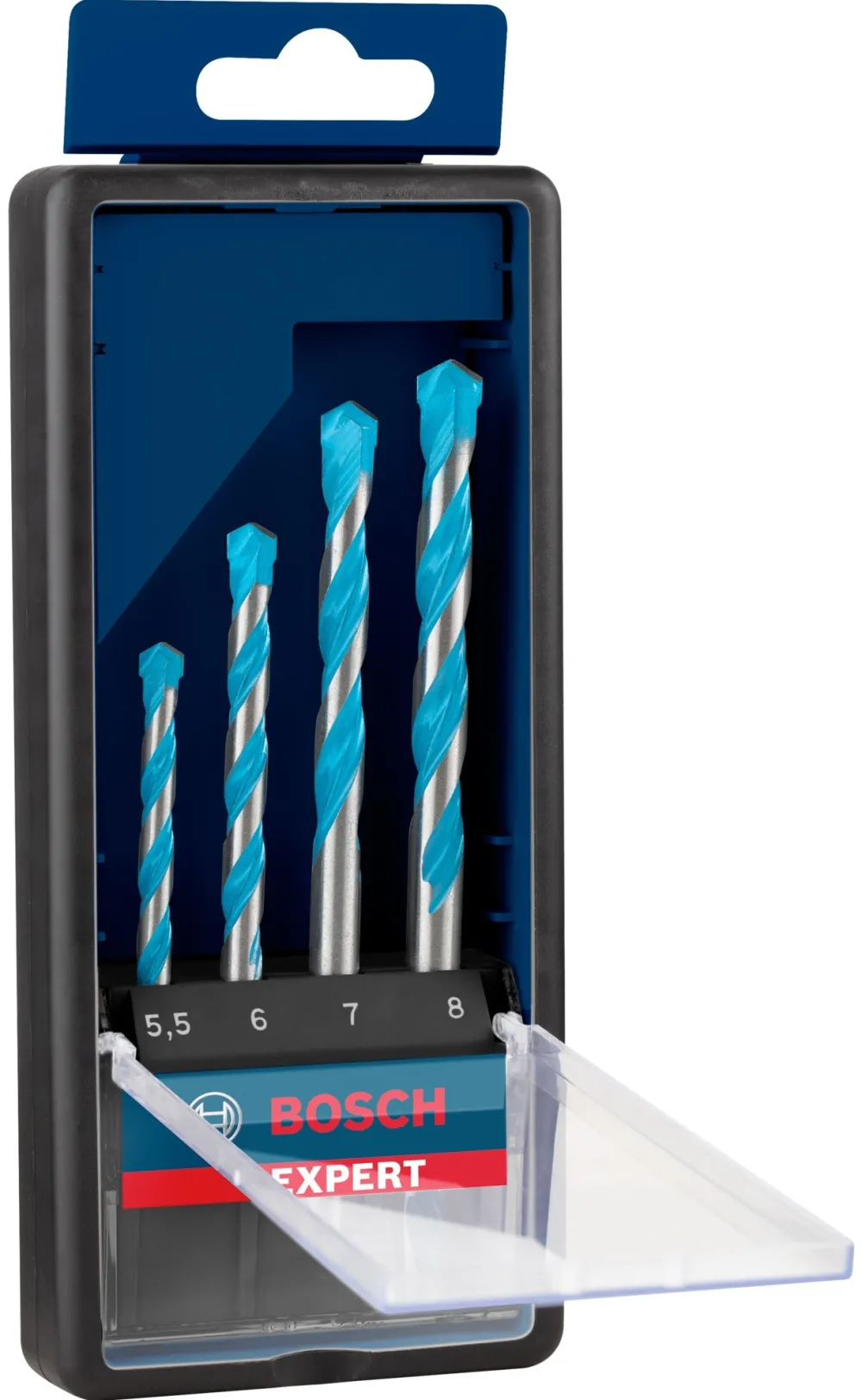 Bosch Expert CYL-9 MultiConstruction drill set, 4 pieces (O 5.5 / 6 / 7 / 8mm)