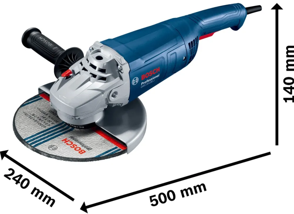 Bosch angle grinder GWS 20-230 J Professional (blue, 2,000 watts)