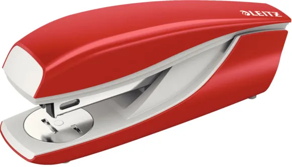 Capsator metalic Leitz 5502 NeXXt Series, 30 coli, 200 capse P3 incluse, rosu