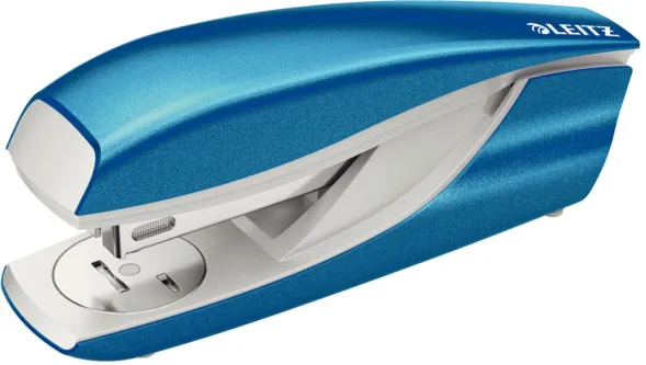 Capsator metalic Leitz WOW 5502 NeXXt Series, 30 coli, 200 capse P3 incluse, albastru
