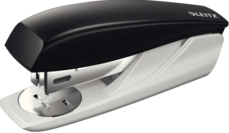 Capsator plastic Leitz 5501 NeXXt Series, 25 coli, 200 capse P3 incluse, negru