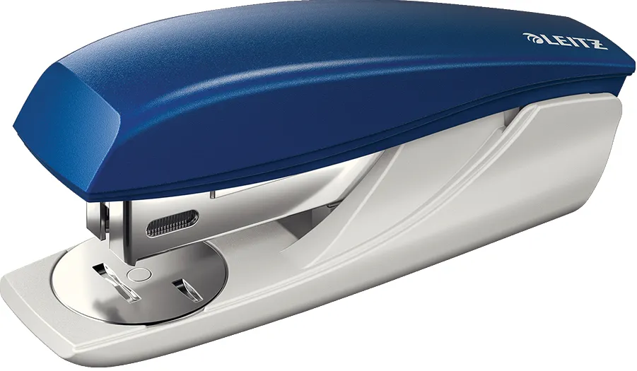 Capsator plastic Leitz 5501 NeXXt Series, 25 coli, 200 capse P3 incluse, albastru