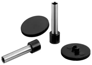 Set piese de schimb Novus B2200, 2 cutite, 2 platane, negru