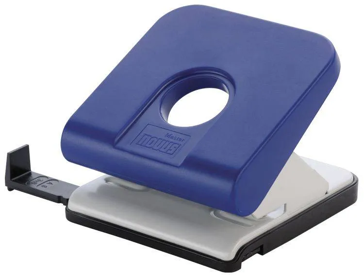 Perforator Novus Master, 25 coli, albastru