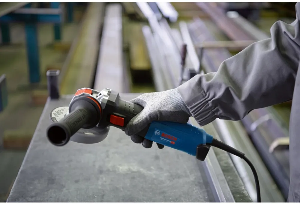 Bosch X-LOCK angle grinder GWX 14-125 S Professional (blue/black, 1,400 watts)