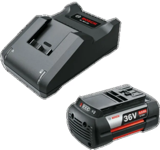 Bosch starter set 36V (GBA 36V 4.0Ah + AL 36V-20), charger (black, 36V POWER FOR ALL, battery + charger)