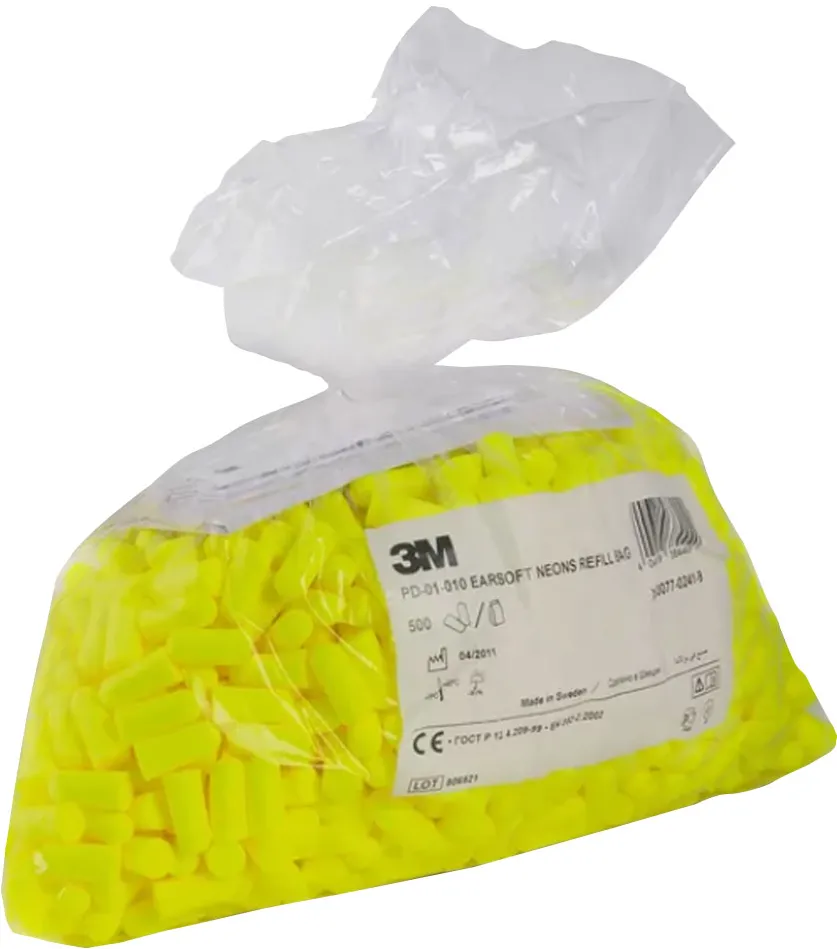 Antifoane 3M PD-01-010 Earsoft, unica folosinta, 500 bucati/set