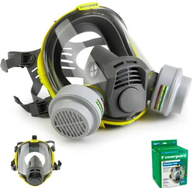 Masca integrala Coverguard PANAREA TWIN, cu 2 filtre, corp silicon