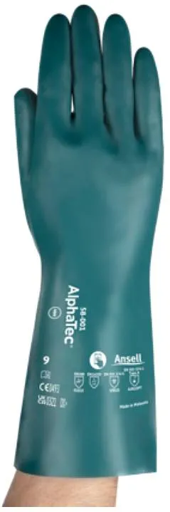 Manusi chimice Ansell AlphaTec 58-001, ESD, marime 8