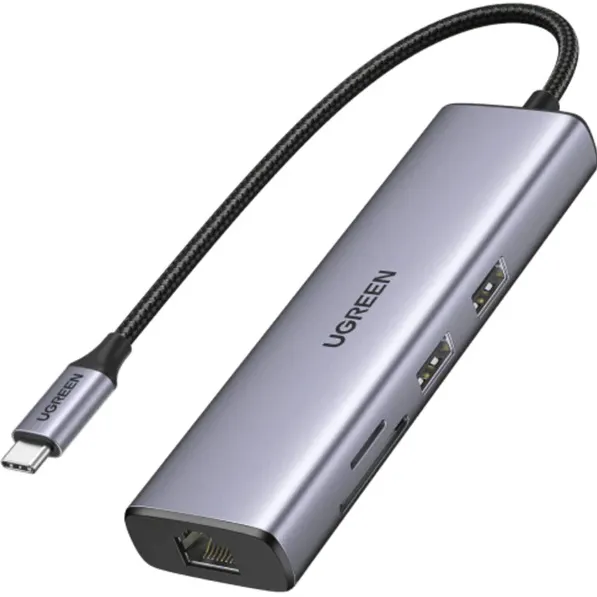 Ugreen CM512 7-in-1 USB-C Hub (silver)