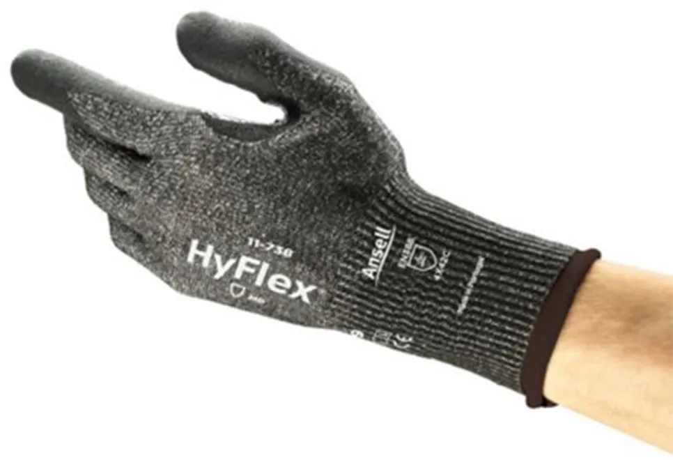 Manusi Ansell HyFlex rezistenta taiere 3 imersie nitril palma 10