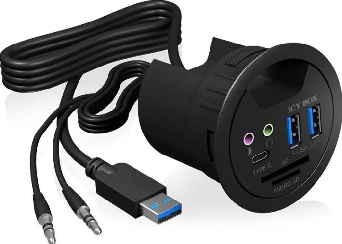 ICY BOX IB-HUB1404A black