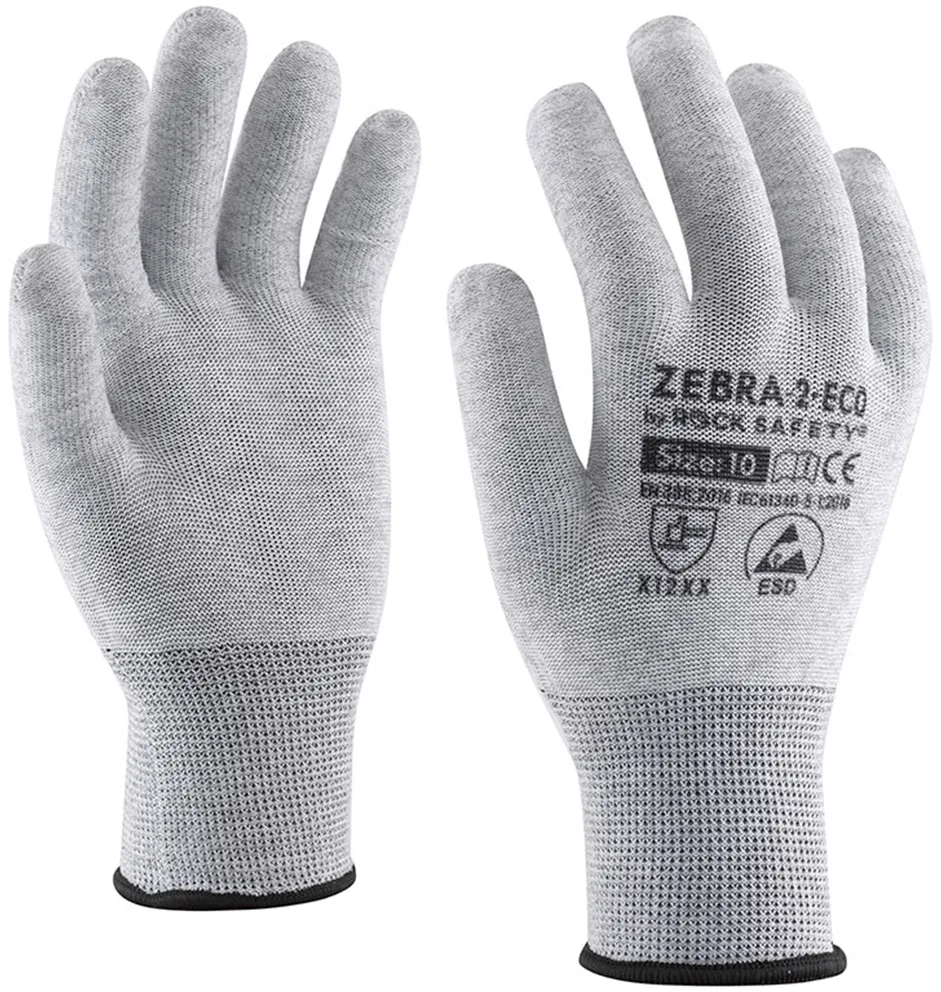 Manusi ESD Zebra 2 Eco, marimea 8
