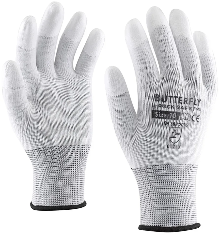 Manusi Rock Safety Butterfly poliester, imersate, marimea 8/L