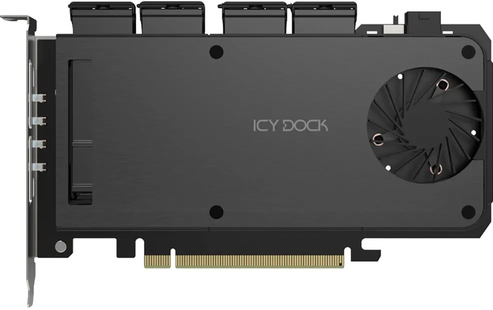 Icy Dock ExpressSlot Slide MB204MP-B, interface card black