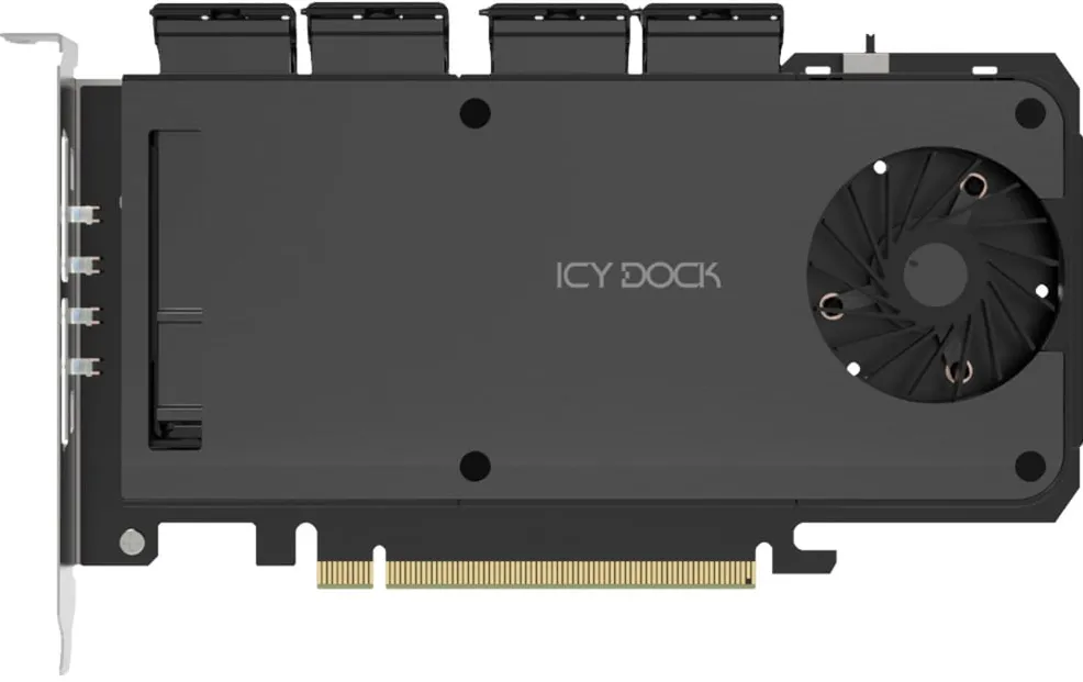 Icy Dock ExpressSlot Slide MB204MP-1B, interface card black