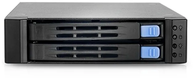 Chenbro StorageKit 1x 3.5" -> 2x 2.5", installation kit black