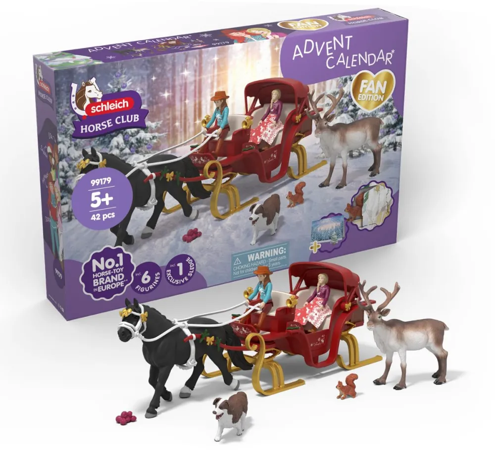 Schleich Gr. Adventsk. HORSE CLUB - Christmas sledge f.