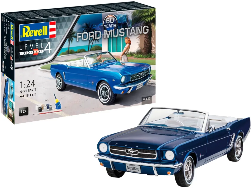 Revell gift set "60th Anniversary of Ford Mustang", model vehicle (scale: 1:24)