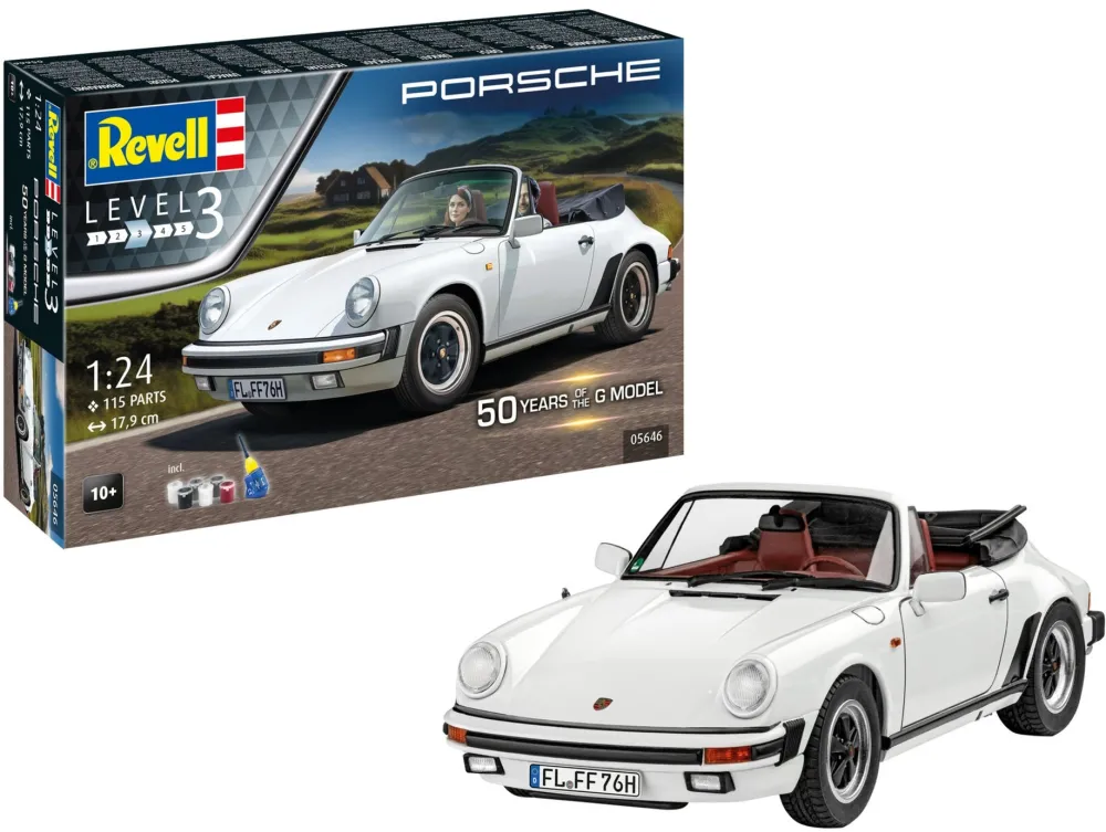 Revell gift set 50 Years of Porsche 911 G-Model, model vehicle (scale: 1:24)