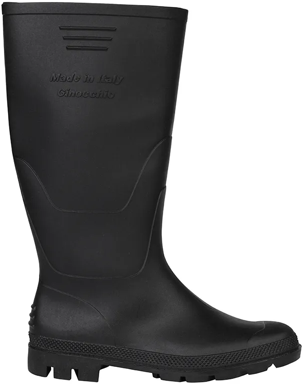 Cizme PVC GINOC-FK, negre, marimea 44