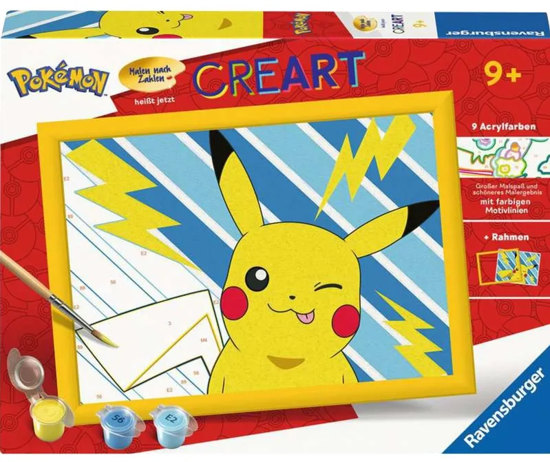 Ravensburger CreArt - Cheeky Pikachu, painting