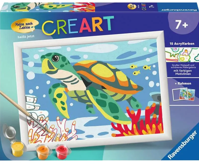 Ravensburger CreArt - Sea turtle, painting