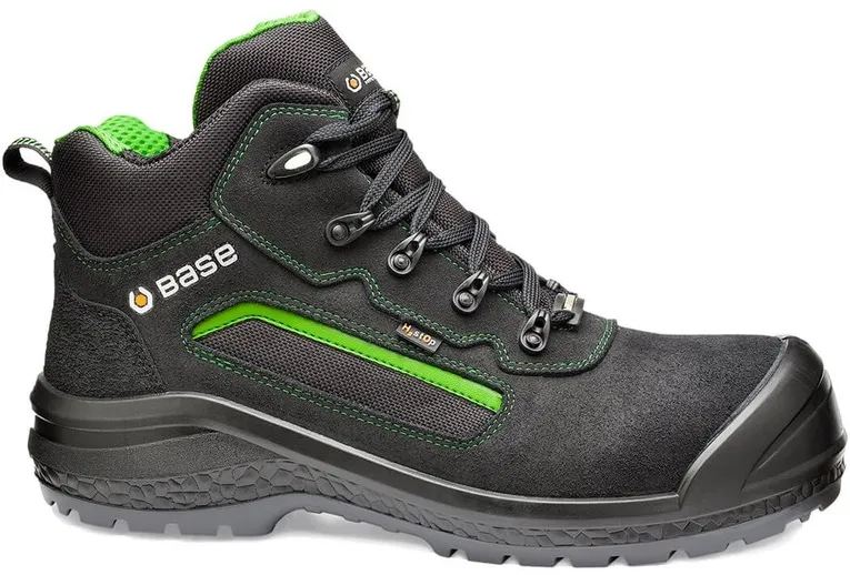 Bocanci de protectie Portwest Be-Powerful Top S3 WR CI SRC, negru/verde, marime 37