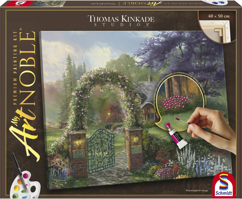 Schmidt Spiele My ArtNOBLE Thomas Kinkade - Hummingbird Cottage