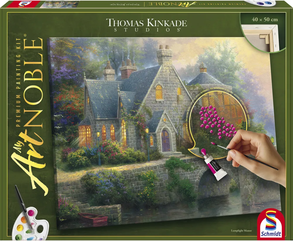 Schmidt Spiele My ArtNOBLE Thomas Kinkade - Lamplight Manor