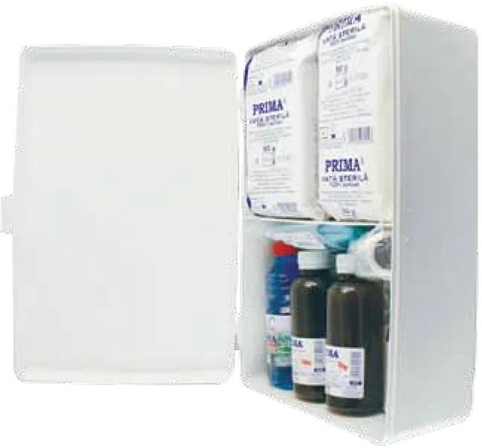 Trusa sanitara de prim ajutor, cu fixare pe perete, avizata MS