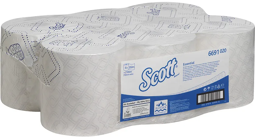 Rezerva prosoape in rola Kimberly-Clark Scott Essential, 1400 portii autocut, 6 role/bax