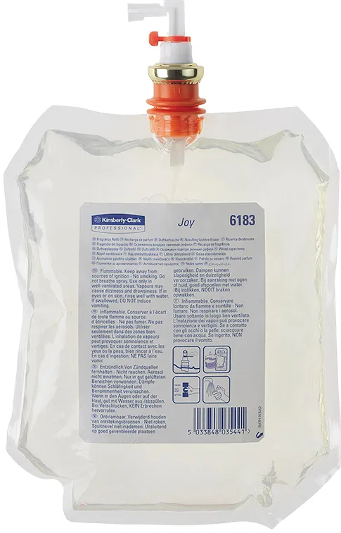 Rezerva odorizant Kimberly Clark Joy 300 ml, design minimalist, improspateaza aerul