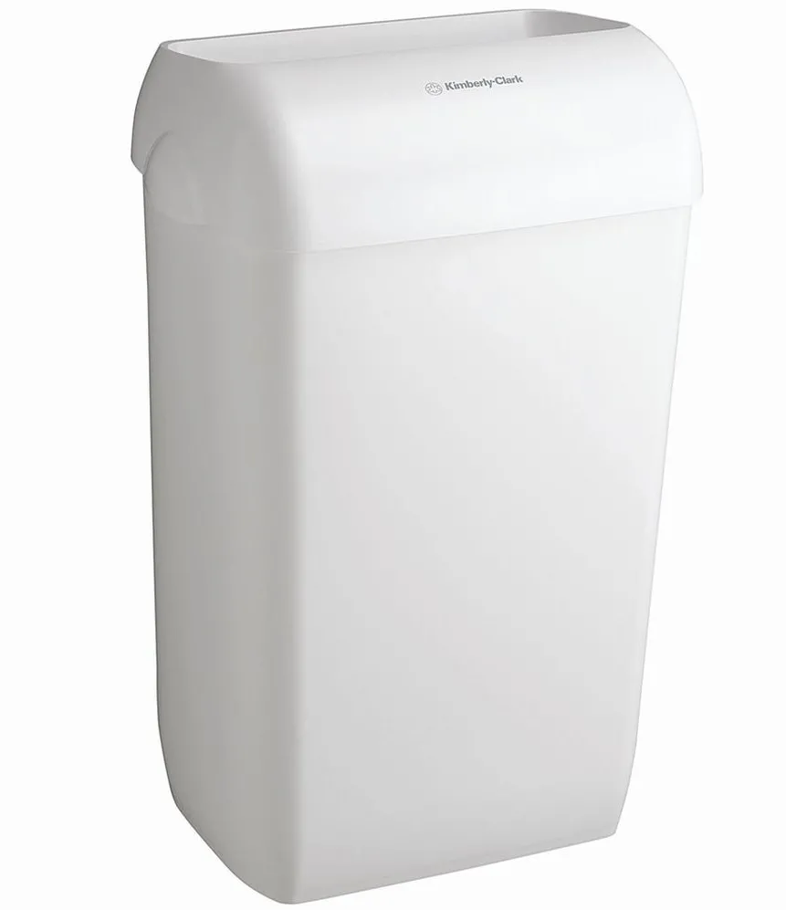 Cos pentru gunoi, Kimberly-Clark, Aquarius, 43 l, alb