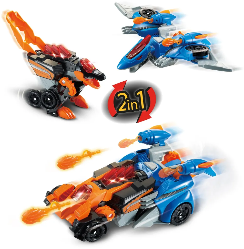 VTech Switch & Go Dinos - 2-in-1 Spinosaurus & Pterodactyl, toy figure