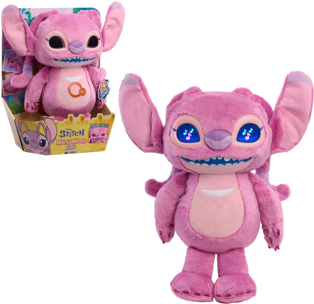 Just Play Disney Stitch Many Moods Angel Plush Figure