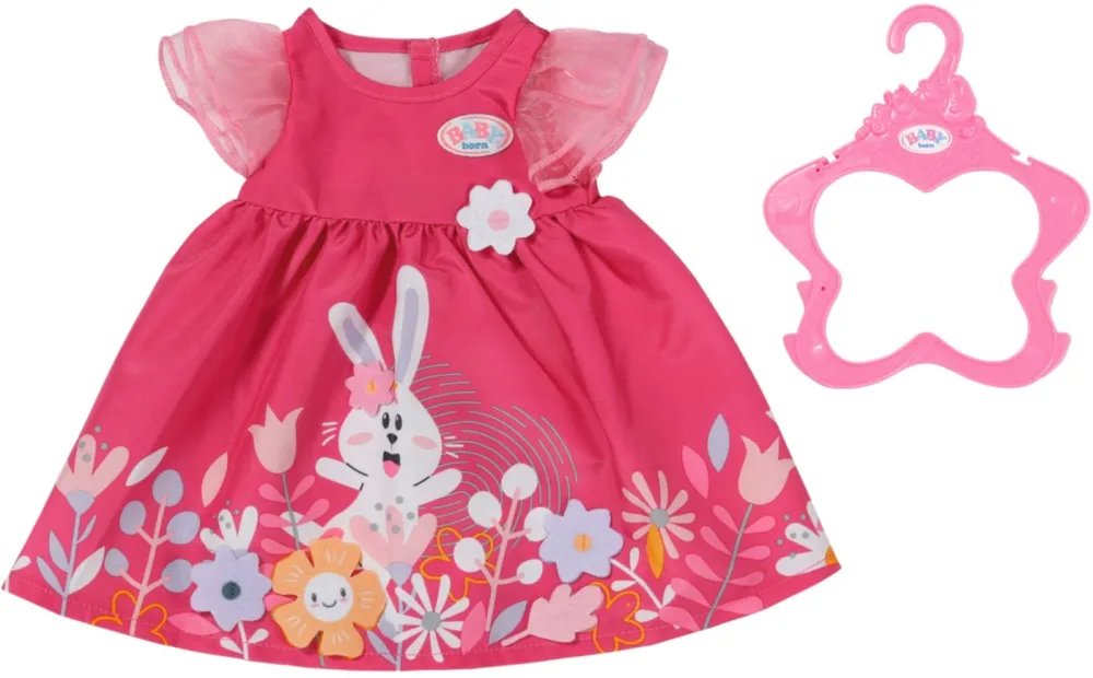 ZAPF Creation BABY born dress flowers 43cm, doll accessories (including clothes hanger)