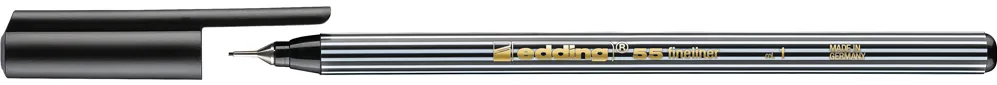 Liner Edding, 55 corp plastic, varf 0.3 mm, negru