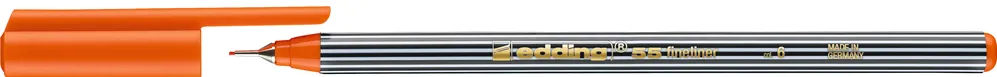 Liner edding 55, corp plastic, varf 0.3 mm, portocaliu