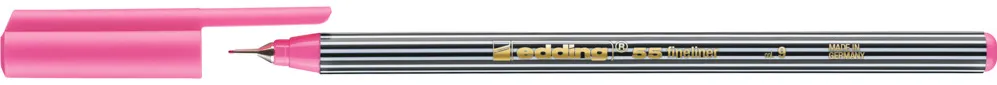 Liner edding 55, corp plastic, varf rotund, 0.3 mm, roz
