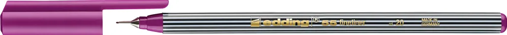 Liner edding 55, corp plastic, varf rotund, 0.3 mm, magenta